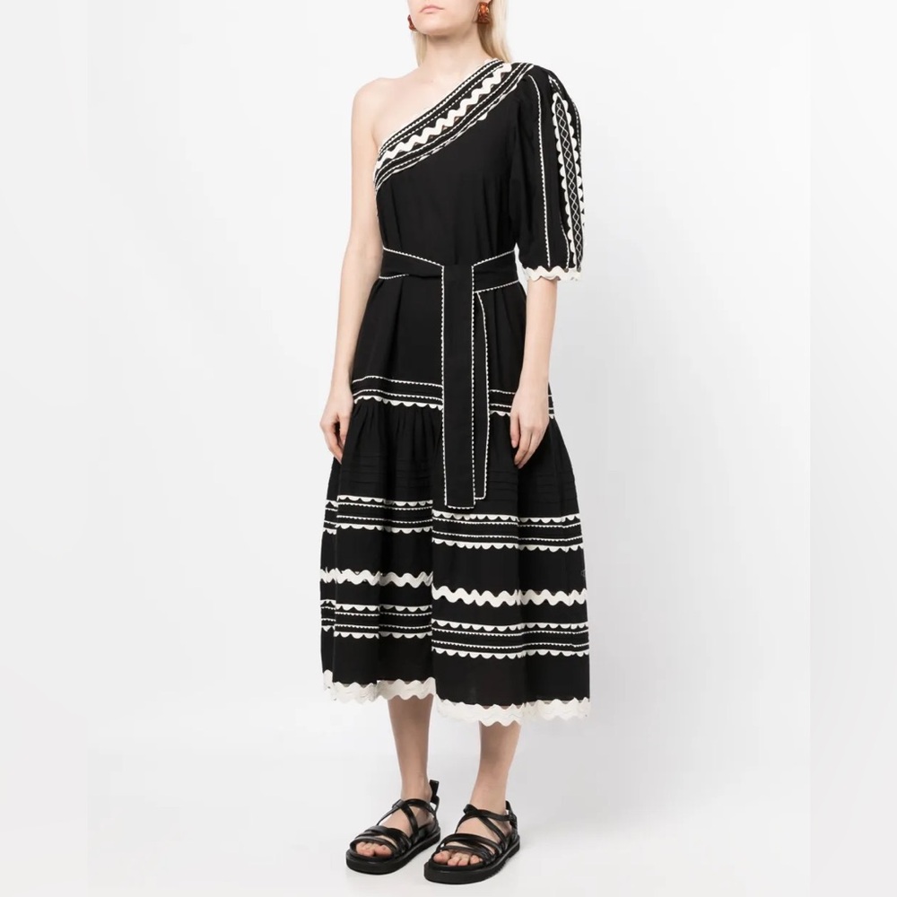 Sea New York
Ryleigh one-shoulder ric rac midi dress - Picture 3 of 5